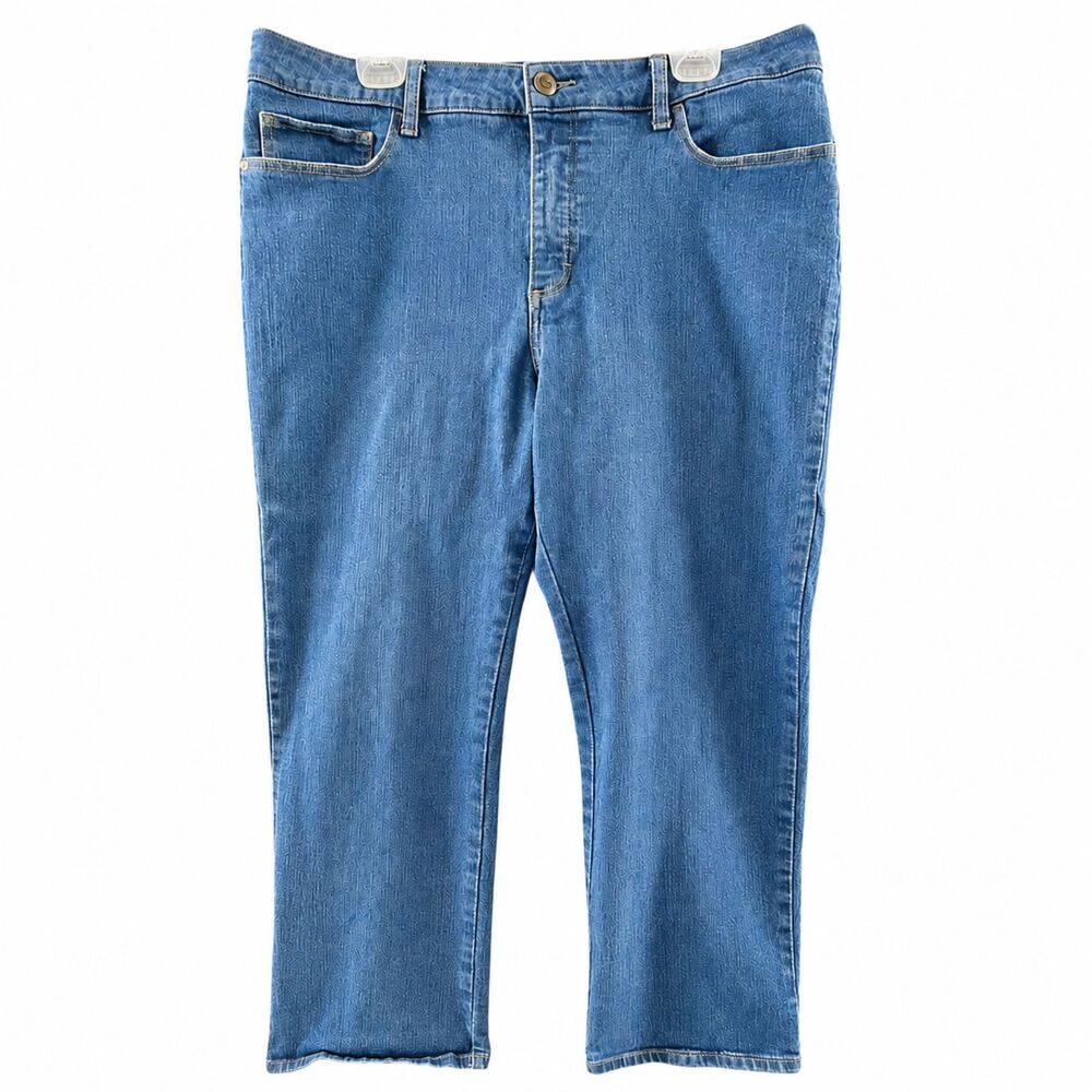 Lee Women's Jeans 36x28 Comfort Stretch Mom Jeans High Rise Straight Leg Denim